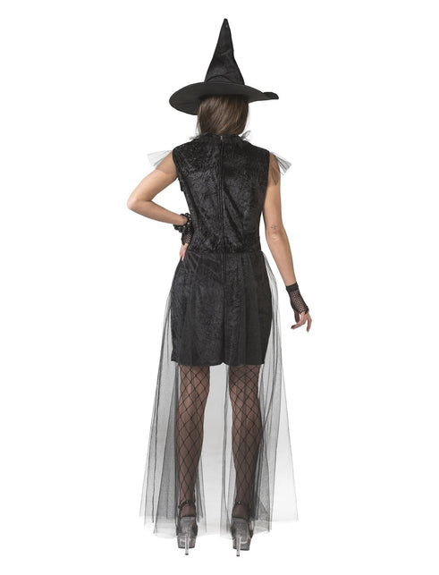 Funny Fashion Heksenjurk Galaxy zwart goud