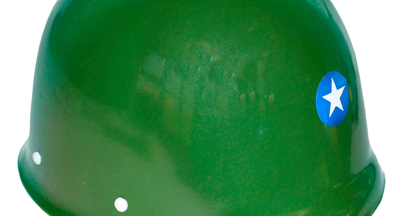 Funny Fashion Helm leger pvc kind groen