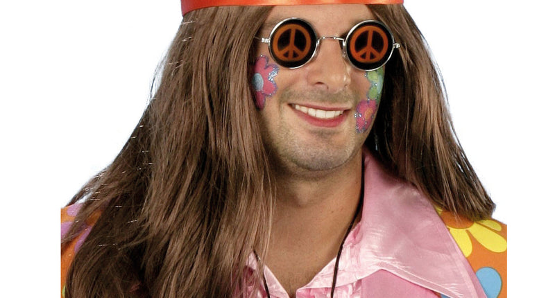 Funny Fashion Hippie pruik Brian
