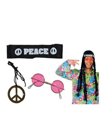 Funny Fashion Hippie set driedelig