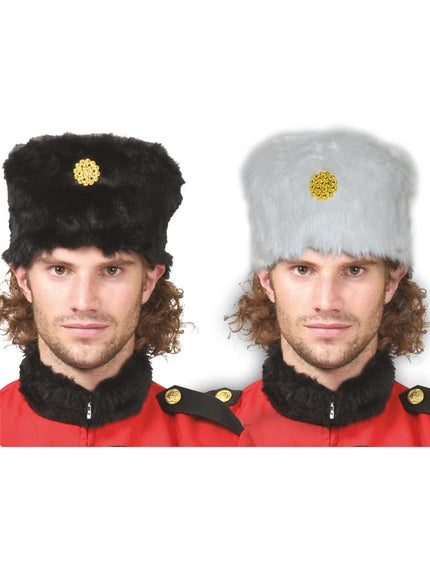 Funny Fashion Hoed Kozak in zwart of wit