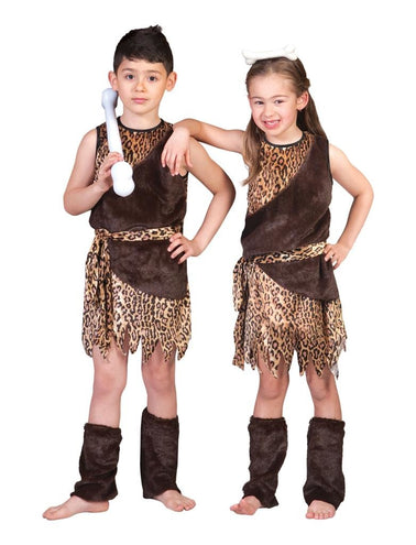 Funny Fashion Holbewoner kostuum voor kinderen