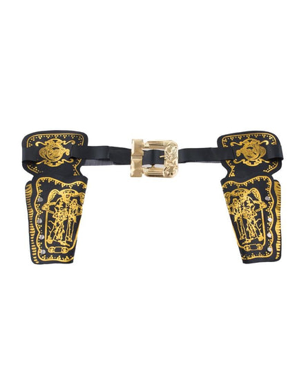 Funny Fashion Holster Willem dubbel in zwart