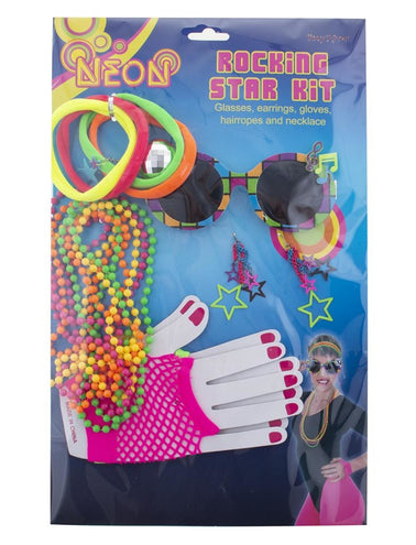 Funny Fashion Jaren-80 verkleed set Olivia