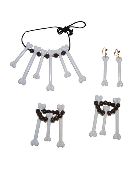 Funny Fashion Kannibalen juwelen set 5dlg