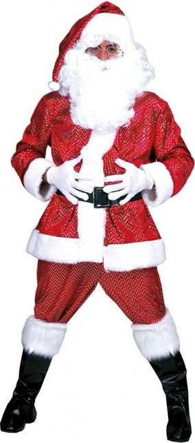 Funny Fashion Kerstmanpak met glitters
