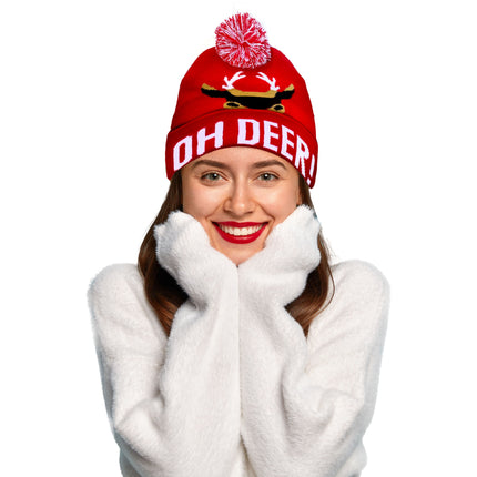 Funny Fashion Kerstmuts oh deer