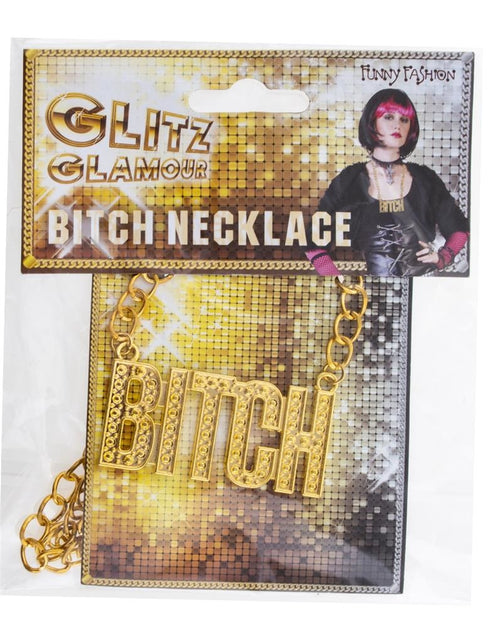 Funny Fashion Ketting bitch goud