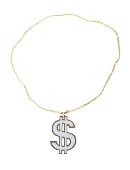 Funny Fashion Ketting dollarteken zilver goud