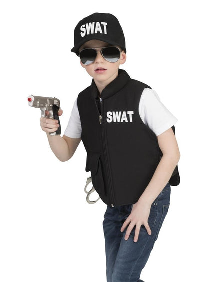Funny Fashion Kogelvrij swat vest voor kids
