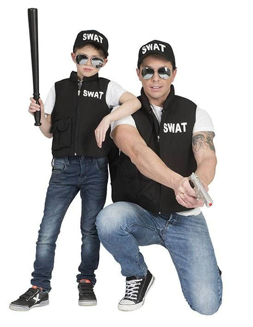 Funny Fashion Kogelvrij swat vest voor kids