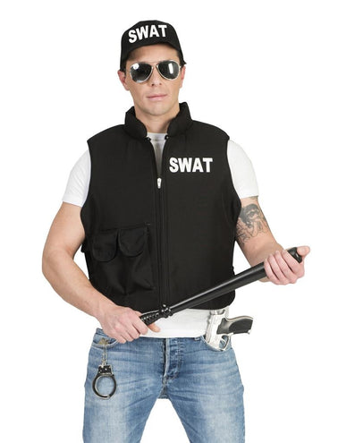 Funny Fashion Kogelvrij vest swat voor volwassenen