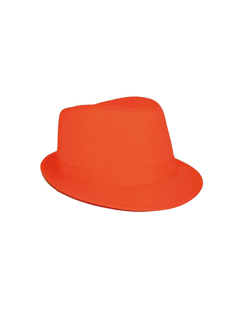 Funny Fashion Kojak gleufhoed Marit neon oranje