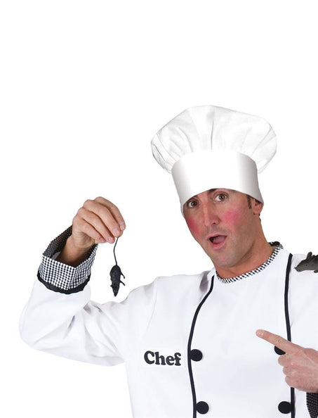 Funny Fashion Koksmuts wit volwassenen