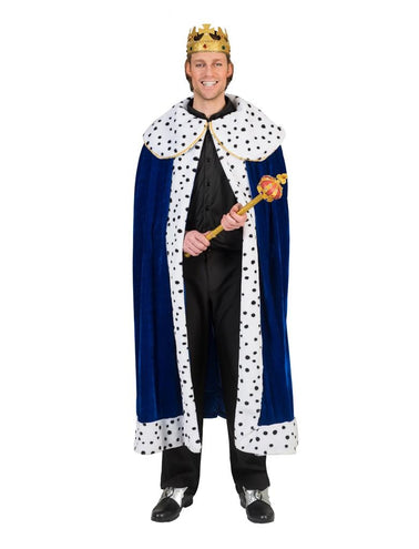 Funny Fashion Koningscape deluxe blauw
