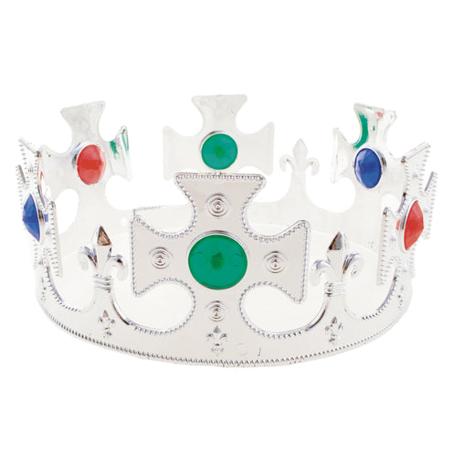 Funny Fashion Koningskroon in zilver