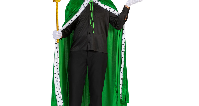 Funny Fashion Koningsmantel Patrick groen