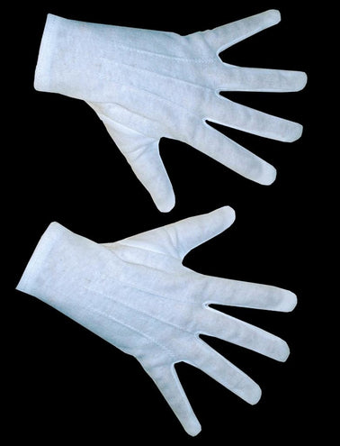 Funny Fashion Korte witte handschoenen