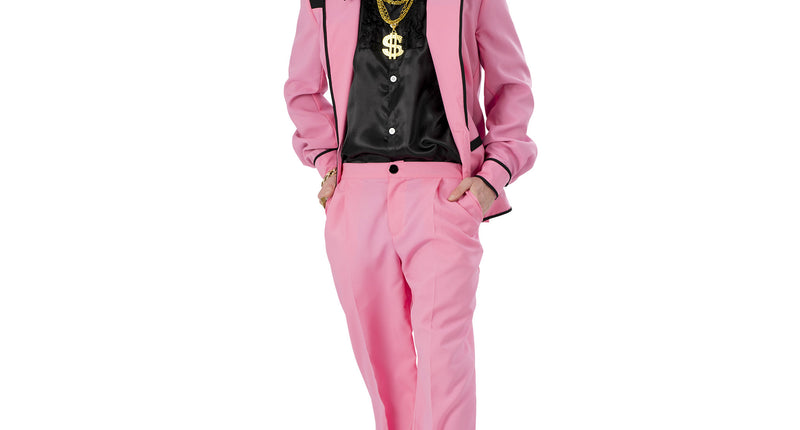 Funny Fashion Kostuum roze Elvio