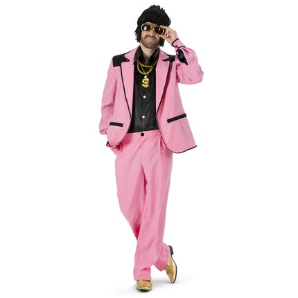 Funny Fashion Kostuum roze Elvio