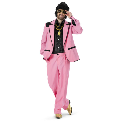 Funny Fashion Kostuum roze Elvio