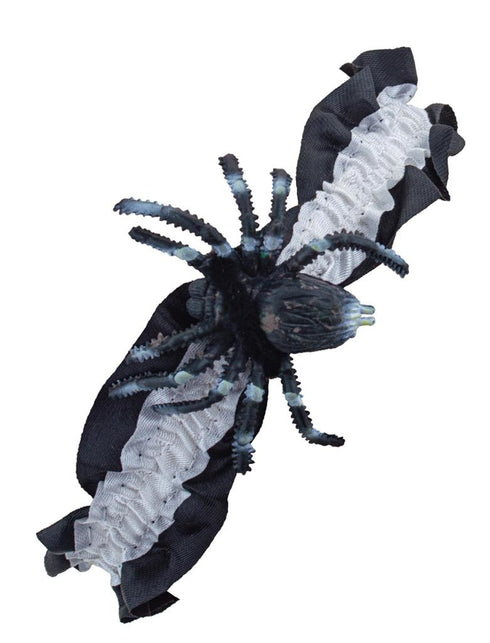 Funny Fashion Kousenband zwart/wit met spin