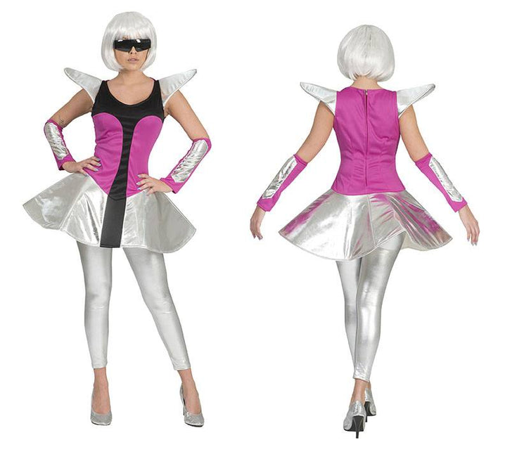 Funny Fashion Lady Ga Ga kostuum Space