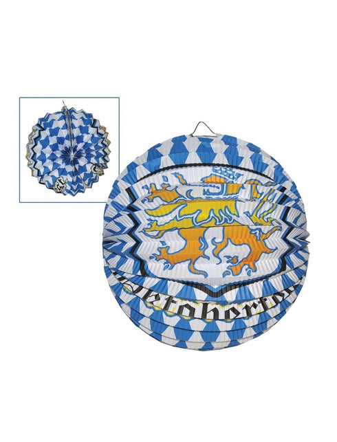 Funny Fashion Lampion Oktoberfest papier 24 cm