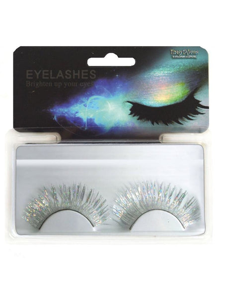 Funny Fashion Lange nepwimpers in zilver