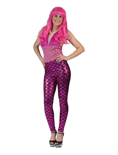 Funny Fashion Legging zeemeermin in roze