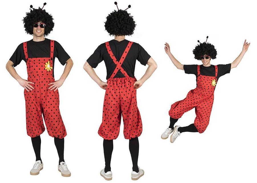 Funny Fashion Lieveheersbeestje overall dames
