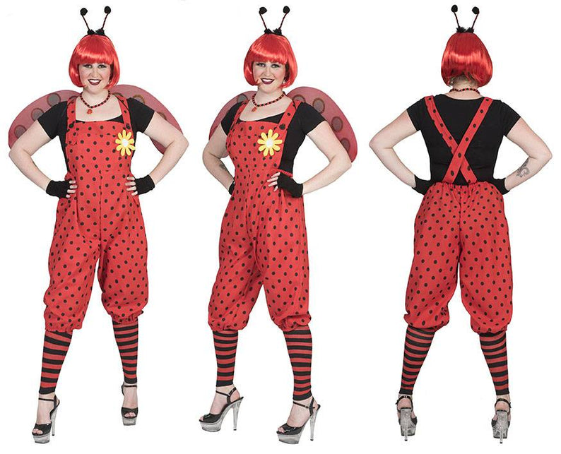 Funny Fashion Lieveheersbeestje overall dames