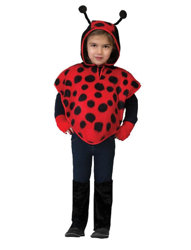 Funny Fashion Lieveheersbeestjes cape voor kids