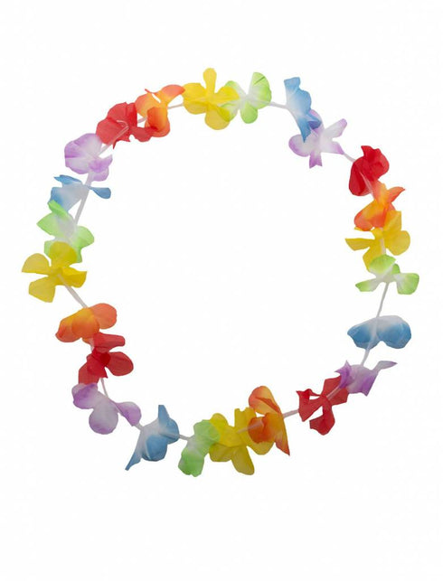 Funny Fashion Luau bloemenkrans multi kleuren