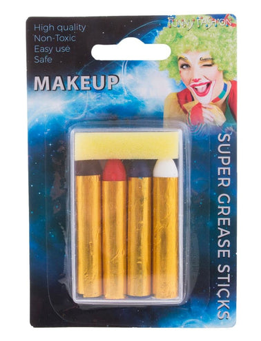 Funny Fashion Make-up stiften set van vier stuks