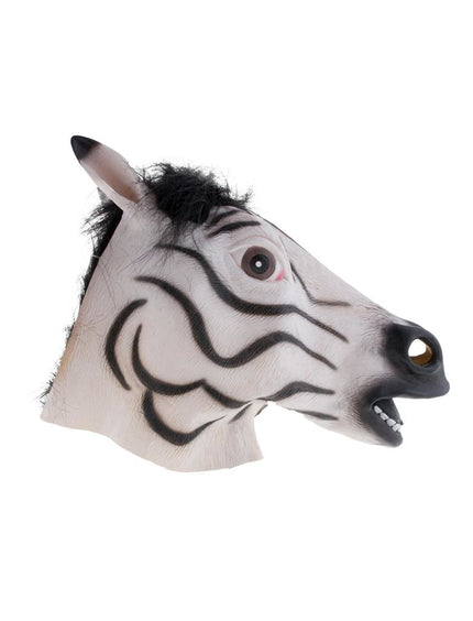Funny Fashion Masker zebra latex