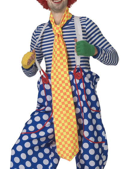 Funny Fashion Mega stropdas clown Abel