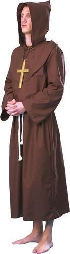 Funny Fashion Monnik kostuum bruin