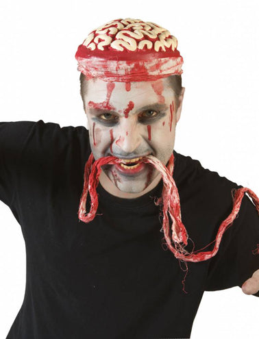 Funny Fashion Muts met nep open hersenen