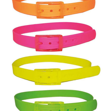 Funny Fashion Neon groene disco riem