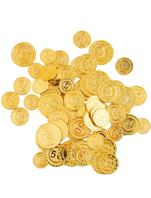 Funny Fashion Nep gouden muntstukken piraat