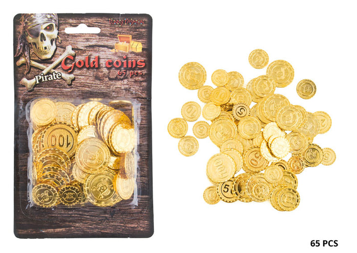 Funny Fashion Nep gouden muntstukken piraat