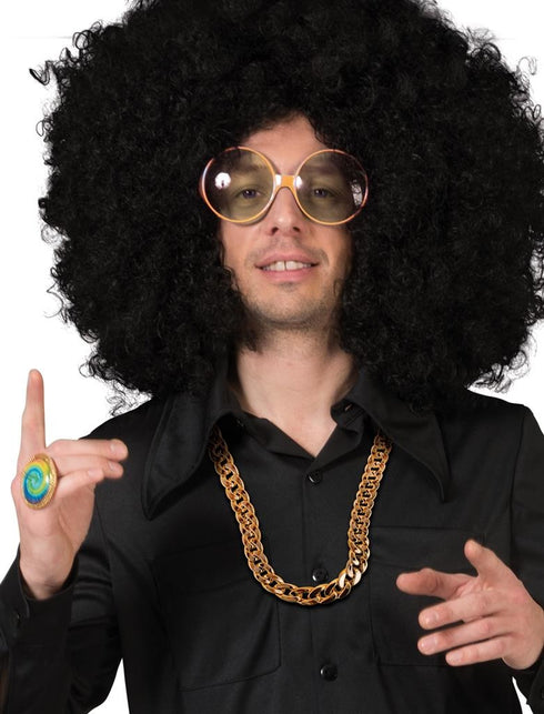 Funny Fashion Nep gouden pooier ketting grove schakel