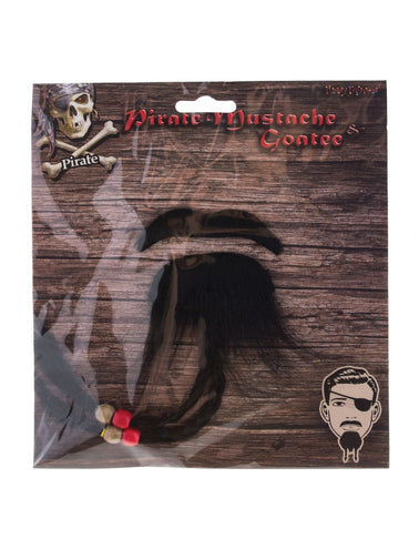 Funny Fashion Nep snor en sik piraat Willem