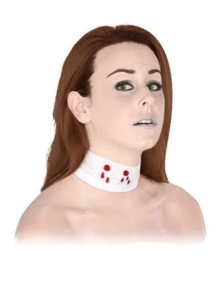 Funny Fashion Nep wond in hals gebeten