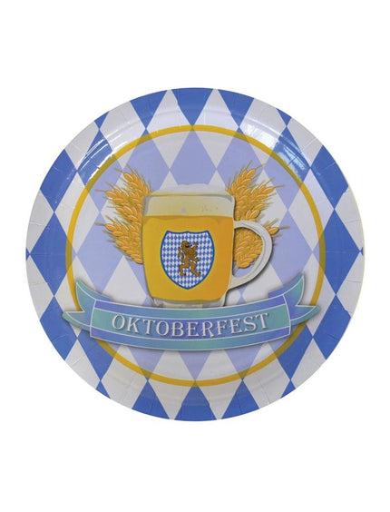 Funny Fashion Oktoberfeest borden 8stuks