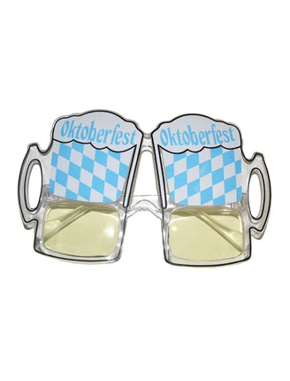 Funny Fashion Oktoberfest brillen met bierpullen