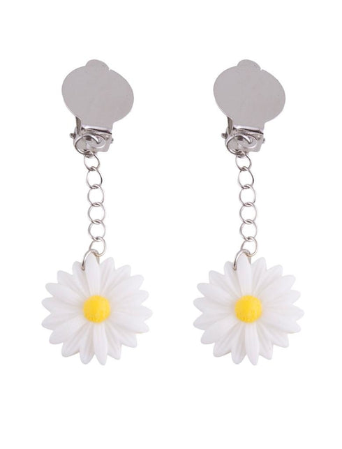 Funny Fashion Oorbellen hippie madeliefjes