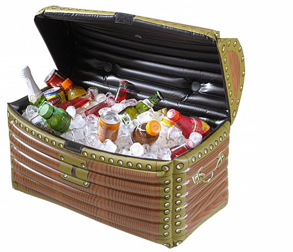 Funny Fashion Opblaasbare piraten schatkist