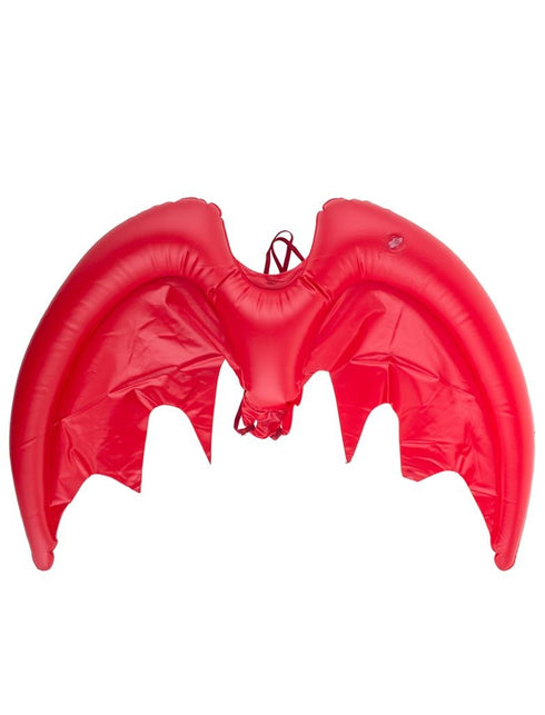 Funny Fashion Opblaasbare vleugels vleermuis rood